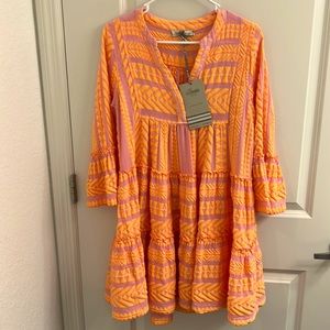 Devotion Twins Embroidered Mini Ella Tunic Dress